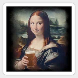 Mona Lisa Cheers Magnet